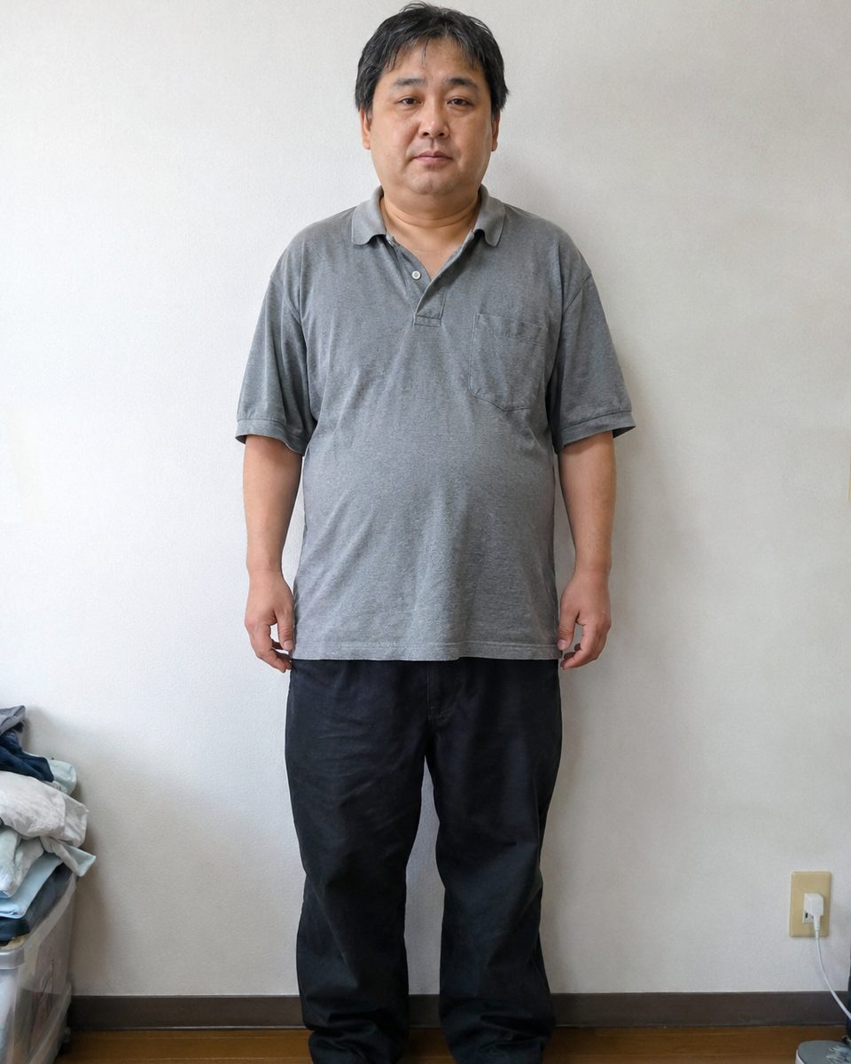 診断前の全身写真の例